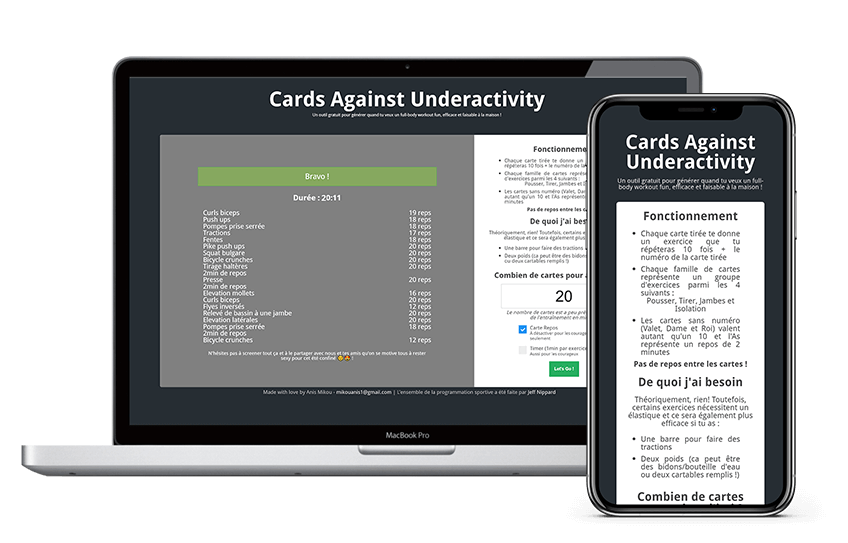 Cards Against Underactivity UI